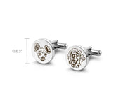 Custom Pet Engraved Cufflinks - Giva